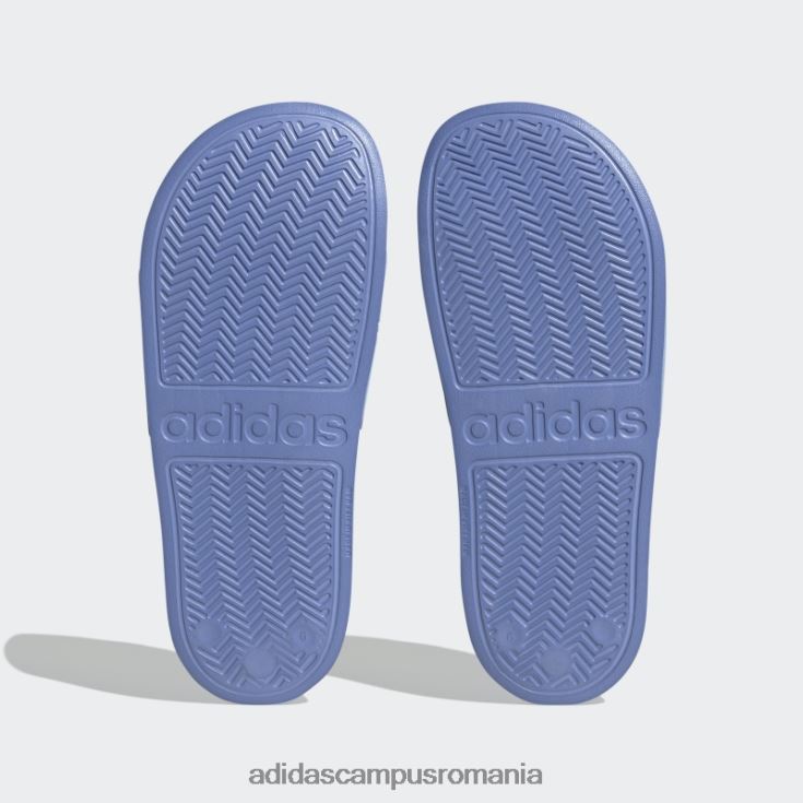 adidas campus romania adilette shower slides albastru zori femei albastru zori/auriu metalic/albastru J266N28456