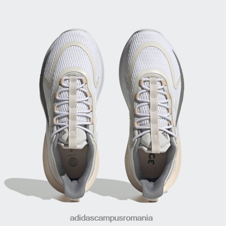 adidas campus romania alphabounce+ sustainable bounce pantofi zero metalic femei alb/zero metalic/gri J266N28356