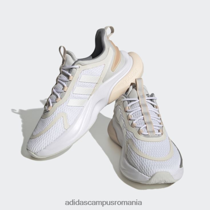 adidas campus romania alphabounce+ sustainable bounce pantofi zero metalic femei alb/zero metalic/gri J266N28356