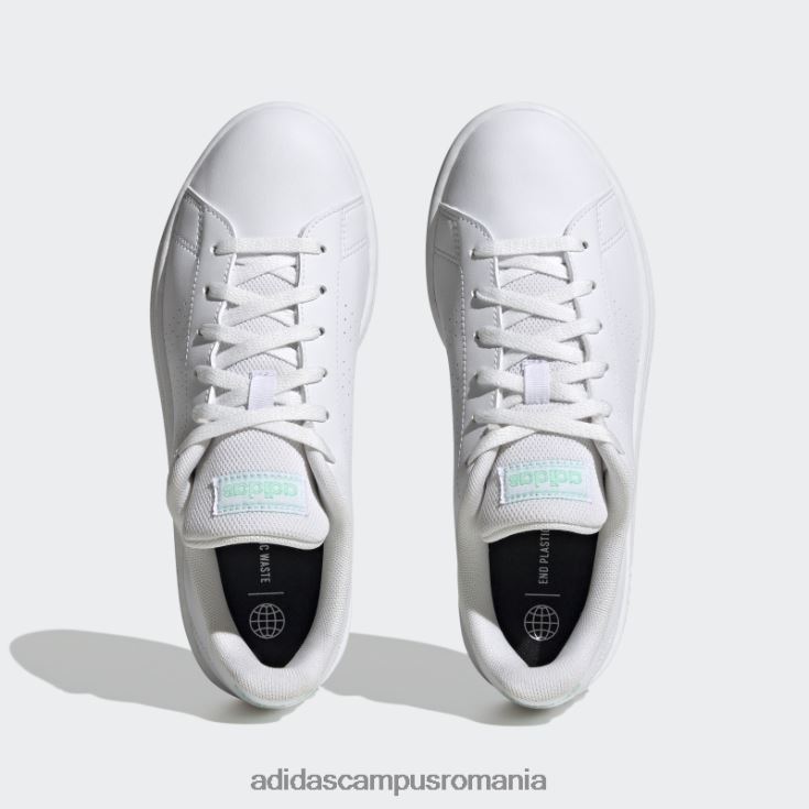 adidas campus romania avantaj pantofi lifestyle court mint femei alb/mentă J266N216093