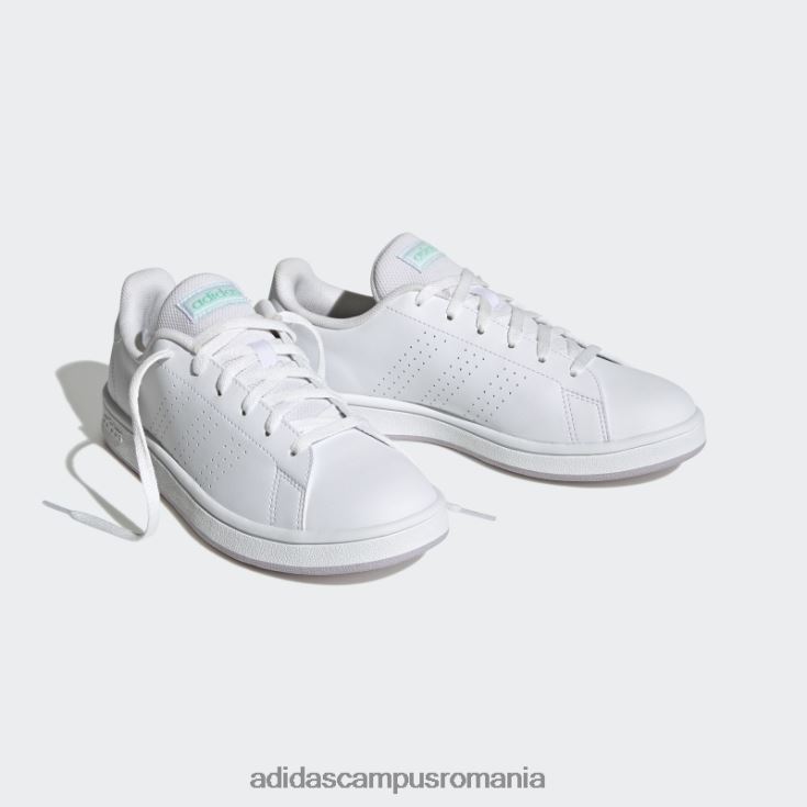 adidas campus romania avantaj pantofi lifestyle court mint femei alb/mentă J266N216093