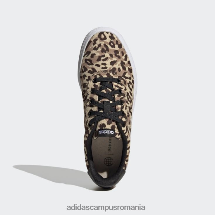 adidas campus romania bej farm rio x vulc raid3r lifestyle skateboarding logo branding pantofi femei bej/carton/maro închis J266N28770