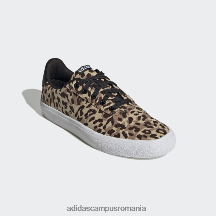 adidas campus romania bej farm rio x vulc raid3r lifestyle skateboarding logo branding pantofi femei bej/carton/maro închis J266N28770