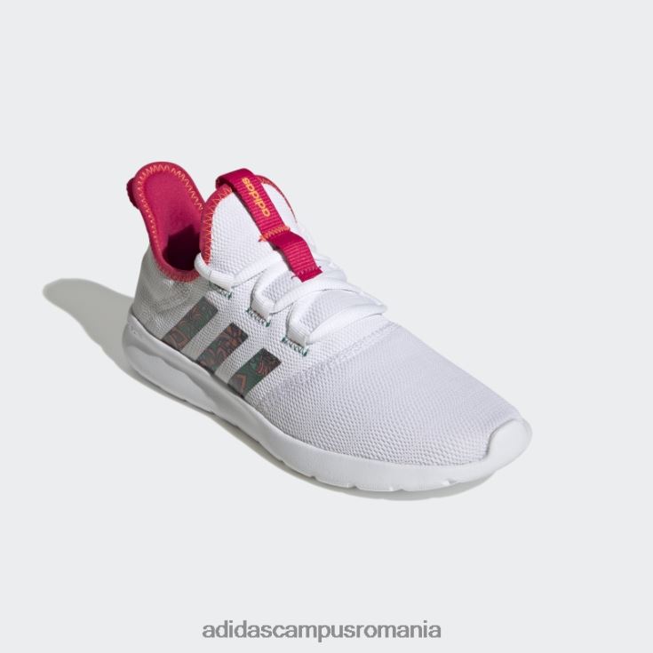 adidas campus romania berry cloudfoam pure 2.0 pantofi moda femei alb/verde îndrăzneț/boacă J266N28767