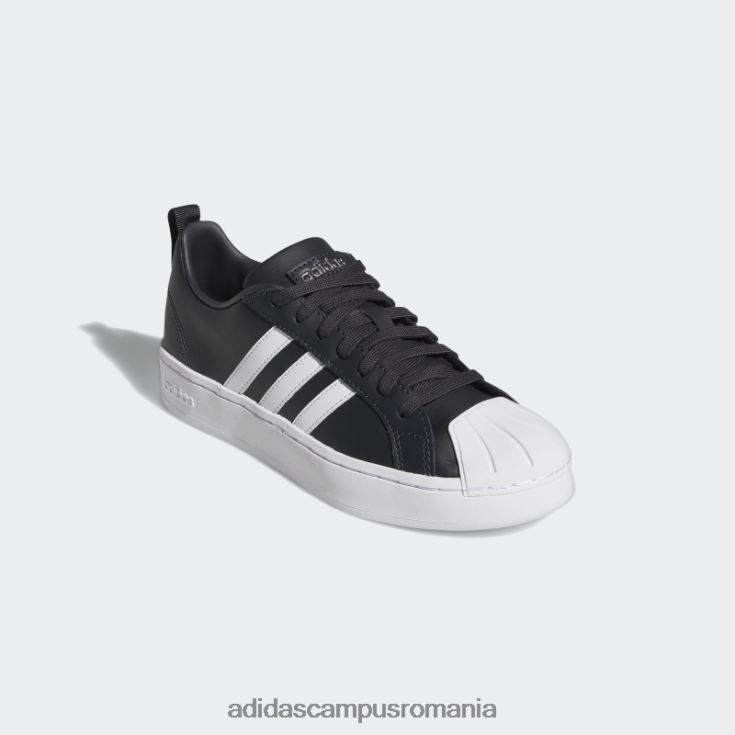 adidas campus romania carbon streetcheck cloudfoam court pantofi adidas femei carbon/alb/fier metalic J266N28607