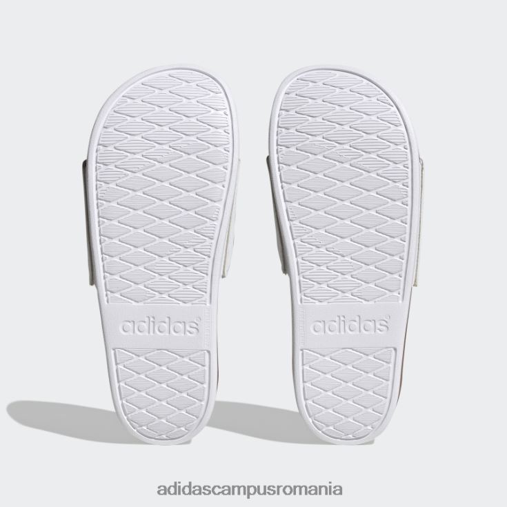 adidas campus romania diapozitive adilette comfort matte gold femei aur alb/mat J266N28617