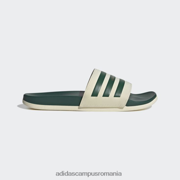 adidas campus romania diapozitive confort adilette metalizate aurii femei alb/verde/auriu metalic J266N216277