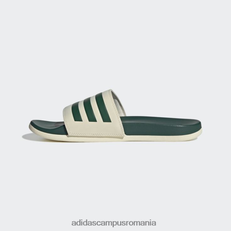 adidas campus romania diapozitive confort adilette metalizate aurii femei alb/verde/auriu metalic J266N216277
