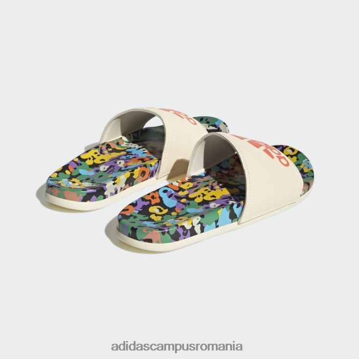 adidas campus romania nuanță ecru adilette confort sandale adidas femei nuanță ecru/coral J266N28373