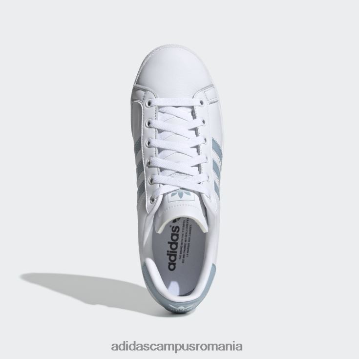 adidas campus romania pantofi adidas star coast alb femei alb/gri cenușă J266N216191