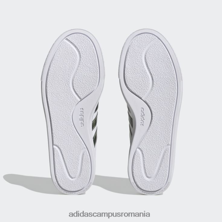 adidas campus romania pantofi albi cu platformă curte femei alb/verde J266N215893