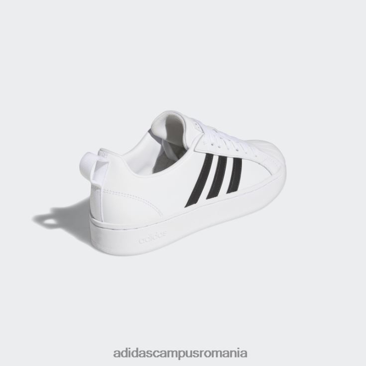 adidas campus romania pantofi albi streetcheck cloudfoam court femei alb/negru/argintiu J266N28597