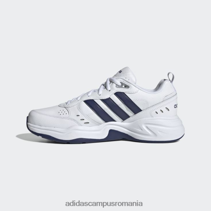 adidas campus romania pantofi albi strutter femei alb/albastru închis/argintiu J266N215917
