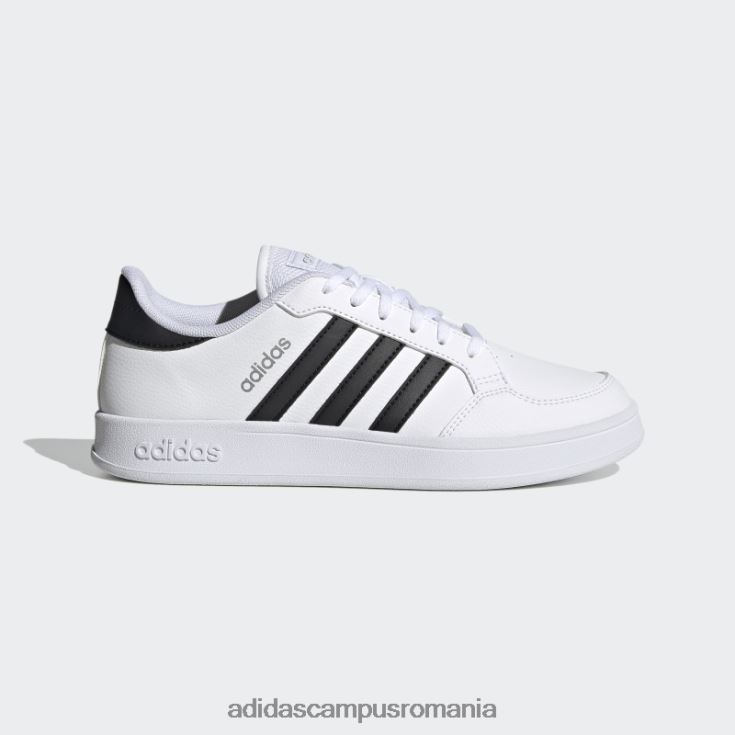 adidas campus romania pantofi breaknet albi femei alb/negru/argintiu J266N28623