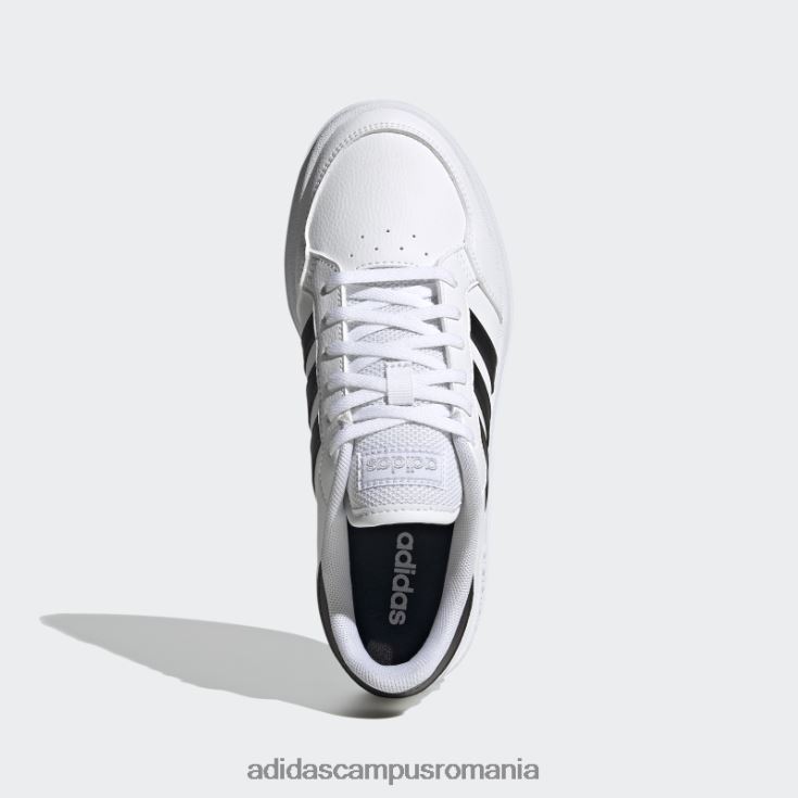 adidas campus romania pantofi breaknet albi femei alb/negru/argintiu J266N28623