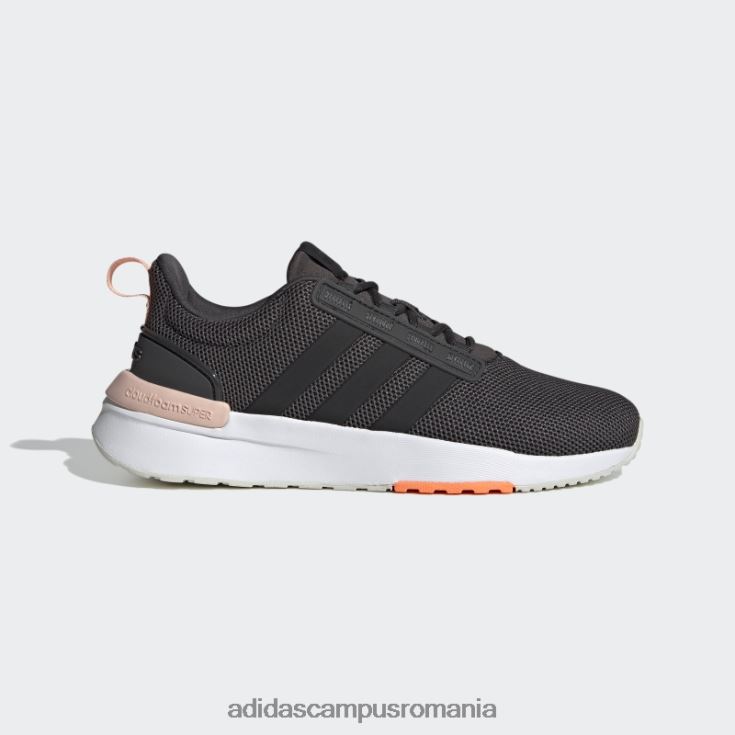 adidas campus romania pantofi carbon racer tr21 femei carbon/negru/roz vapori J266N28381