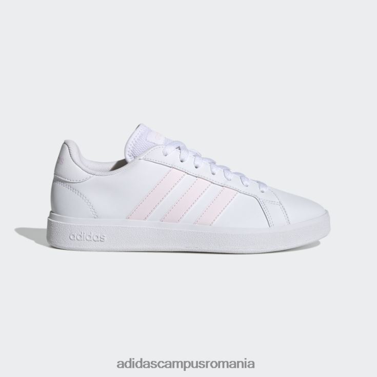 adidas campus romania pantofi casual albi grand court td lifestyle court adidas femei alb/roz J266N22031