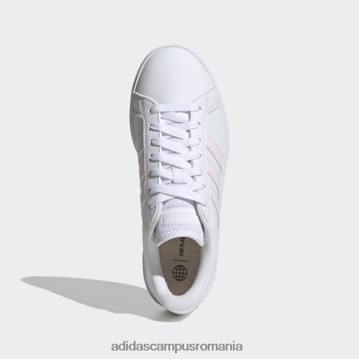 adidas campus romania pantofi casual albi grand court td lifestyle court adidas femei alb/roz J266N22031