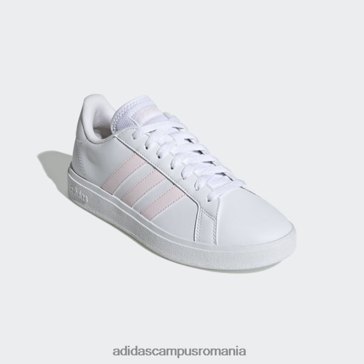 adidas campus romania pantofi casual albi grand court td lifestyle court adidas femei alb/roz J266N22031