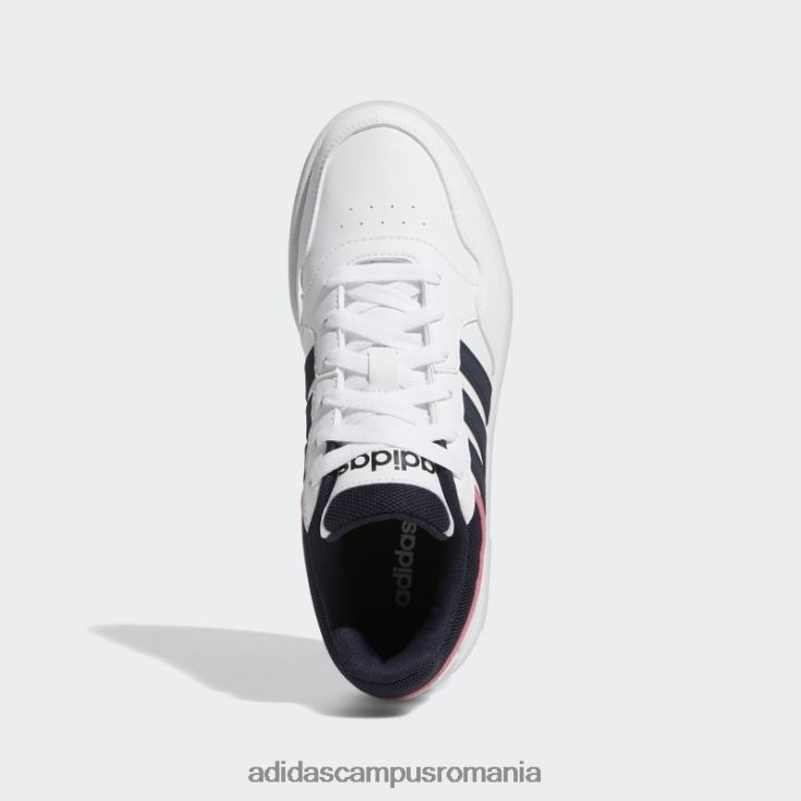 adidas campus romania pantofi clasici hoops 3.0 low alb femei alb/cerneală J266N216070