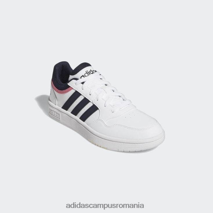 adidas campus romania pantofi clasici hoops 3.0 low alb femei alb/cerneală J266N216070