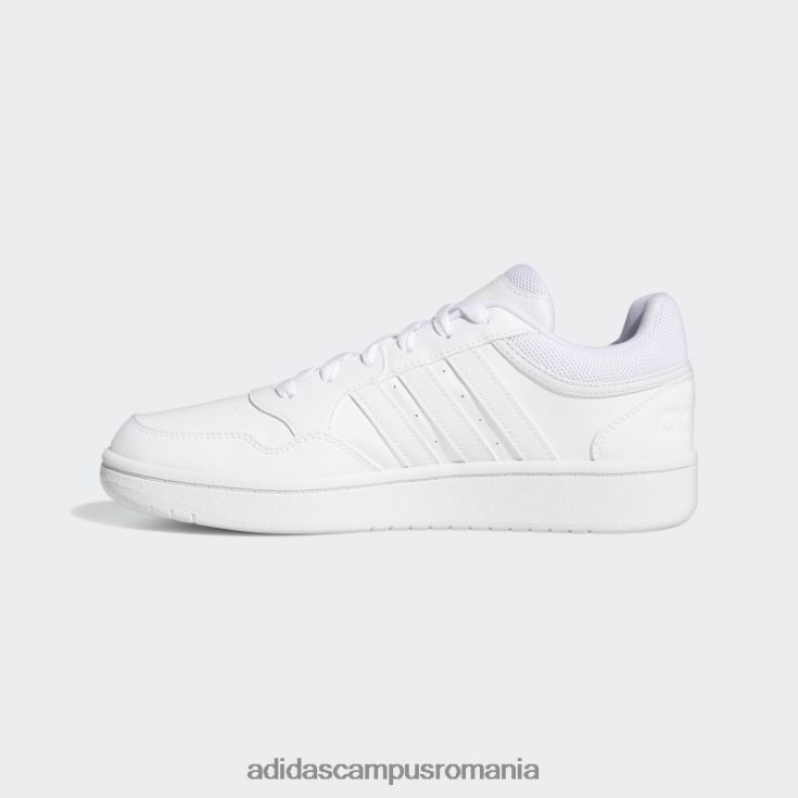 adidas campus romania pantofi clasici low hoops 3.0 adidas femei alb/gri liniuță J266N215903