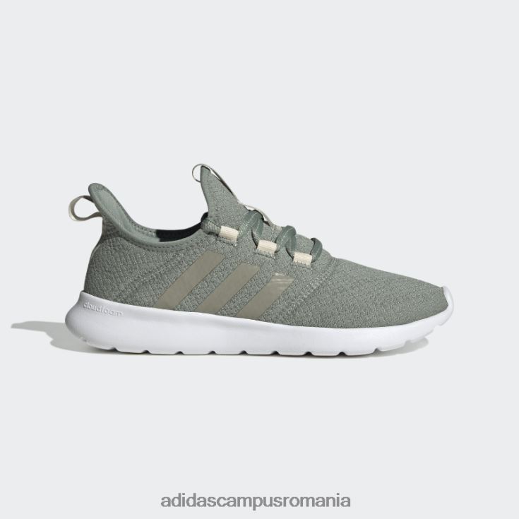 adidas campus romania pantofi cloudfoam pure 2.0 adidas verde argintiu femei verde argintiu/argintiu/alb J266N28496