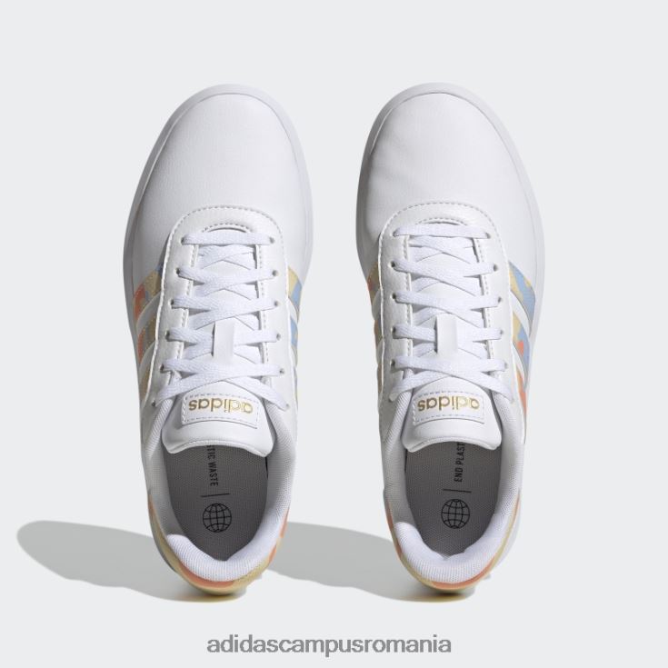adidas campus romania pantofi cu platforma curte albi femei zori alb/albastru J266N215883