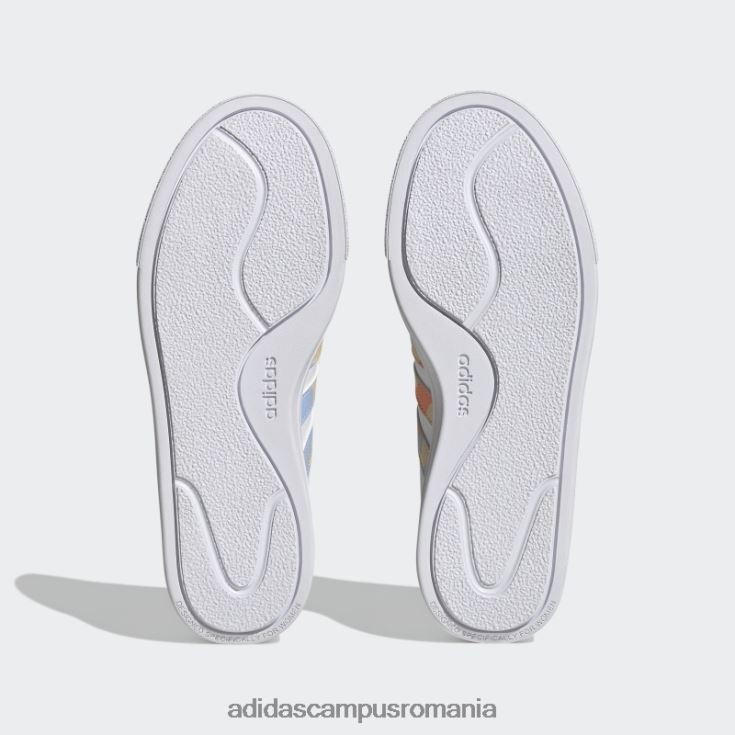 adidas campus romania pantofi cu platforma curte albi femei zori alb/albastru J266N215883