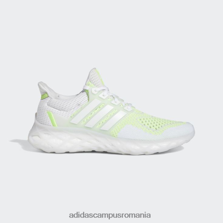 adidas campus romania pantofi dash gri ultraboost web ADN femei liniuță gri/alb/lime J266N216300