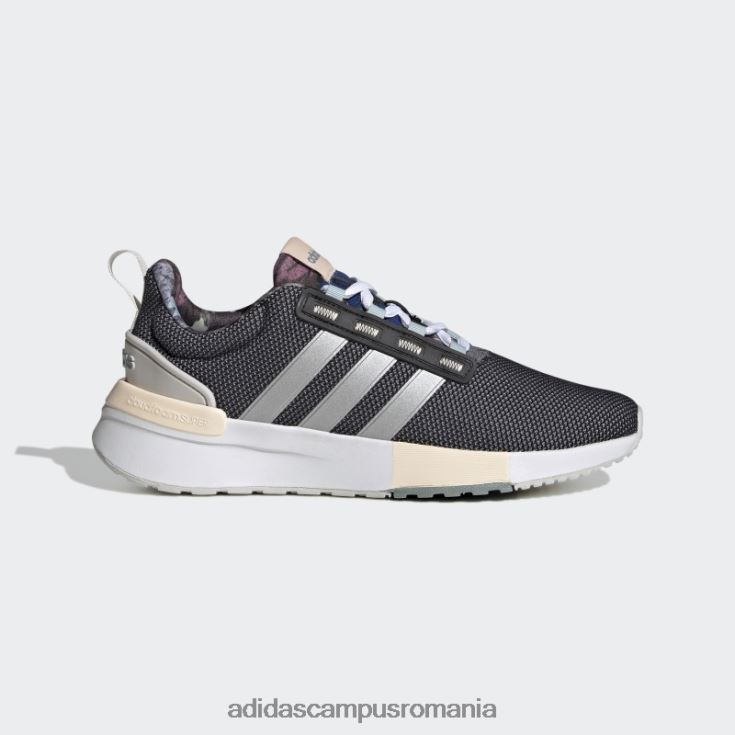 adidas campus romania pantofi de alergare negri racer tr21 cloudfoam lifestyle femei negru/argintiu/portocaliu J266N28687
