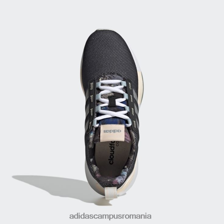 adidas campus romania pantofi de alergare negri racer tr21 cloudfoam lifestyle femei negru/argintiu/portocaliu J266N28687