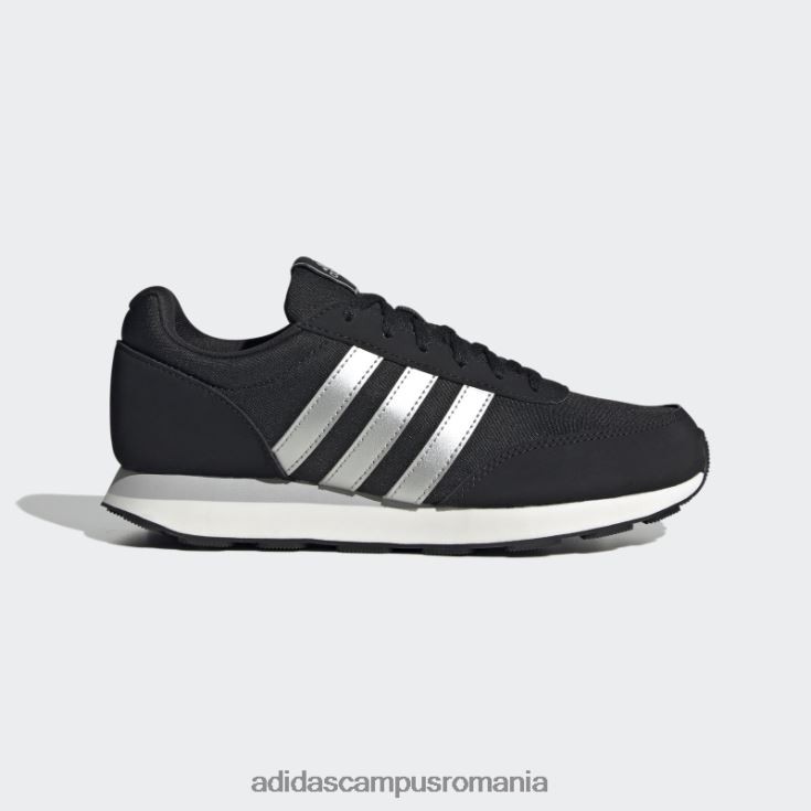 adidas campus romania pantofi de alergare stil de viață black run 60s 3.0 femei negru/argintiu/alb J266N215880