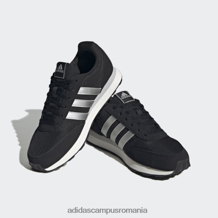 adidas campus romania pantofi de alergare stil de viață black run 60s 3.0 femei negru/argintiu/alb J266N215880