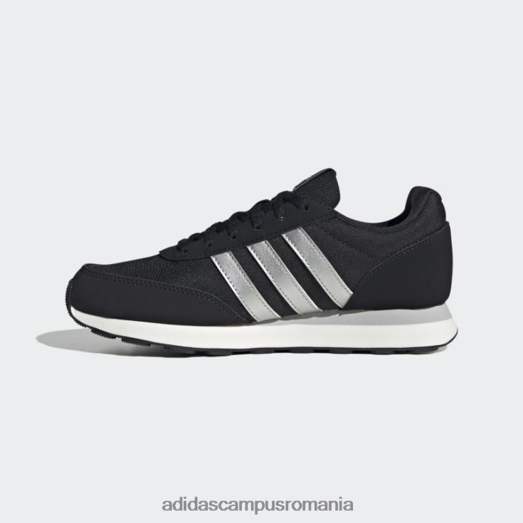 adidas campus romania pantofi de alergare stil de viață black run 60s 3.0 femei negru/argintiu/alb J266N215880