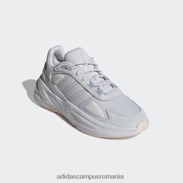 adidas campus romania pantofi de alergare stil de viață ozelle cloudfoam dash grey femei liniuță gri/roz J266N28536