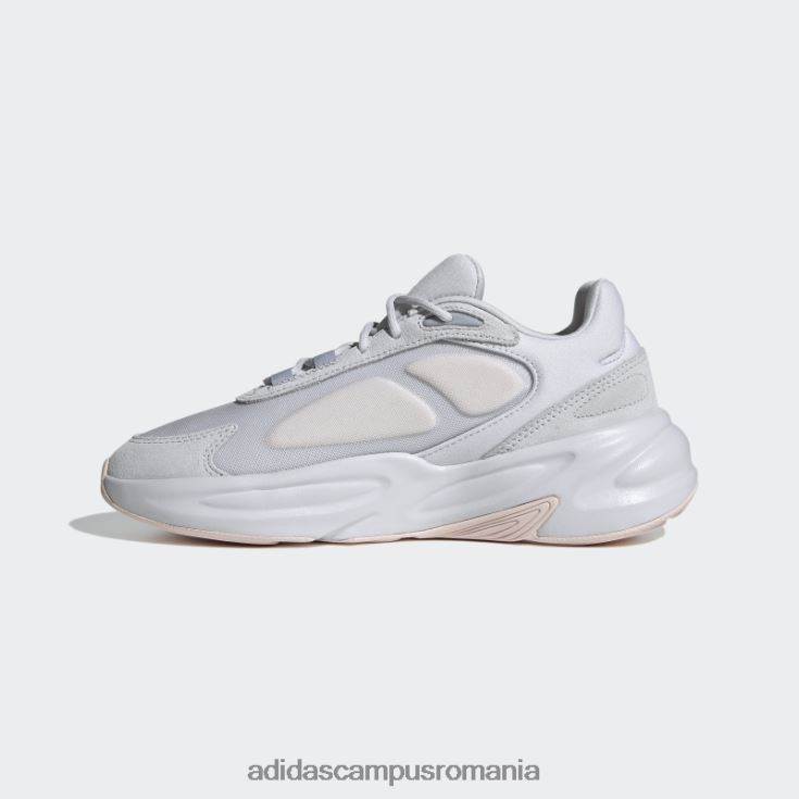 adidas campus romania pantofi de alergare stil de viață ozelle cloudfoam dash grey femei liniuță gri/roz J266N28536