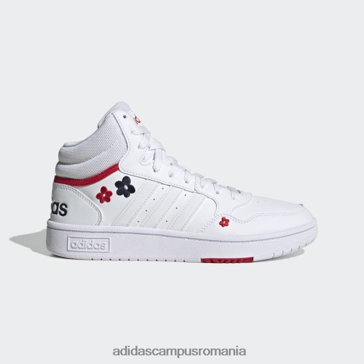 adidas campus romania pantofi de baschet alb hoops 3.0 lifestyle mid clasici femei alb J266N215989