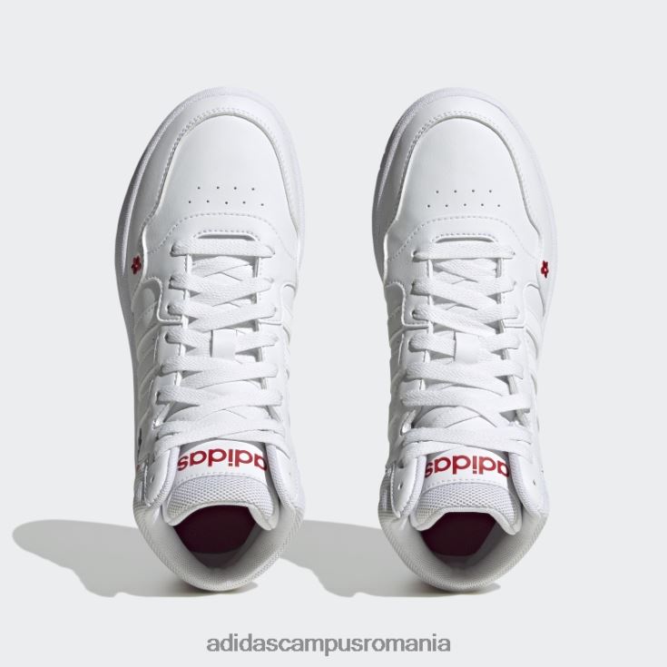 adidas campus romania pantofi de baschet alb hoops 3.0 lifestyle mid clasici femei alb J266N215989