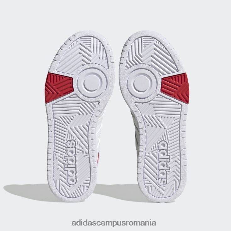 adidas campus romania pantofi de baschet alb hoops 3.0 lifestyle mid clasici femei alb J266N215989