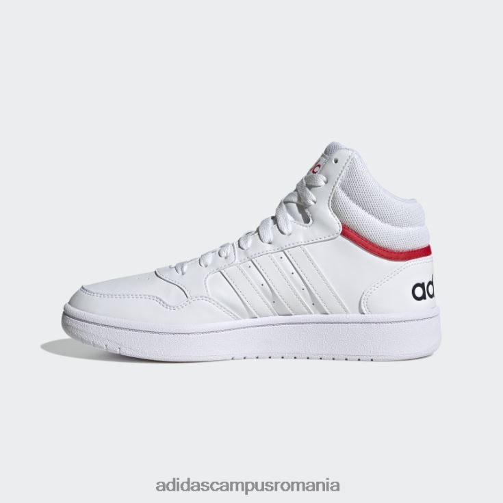 adidas campus romania pantofi de baschet alb hoops 3.0 lifestyle mid clasici femei alb J266N215989