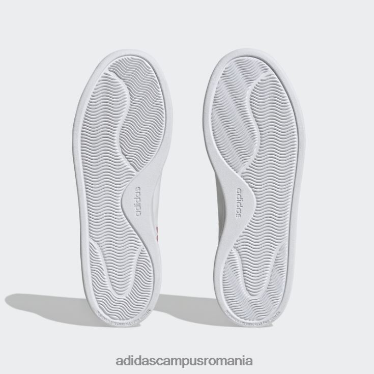 adidas campus romania pantofi de mătase de curte roșu luxuriant femei strălucire albă/roșu luxuriant/roz J266N215888