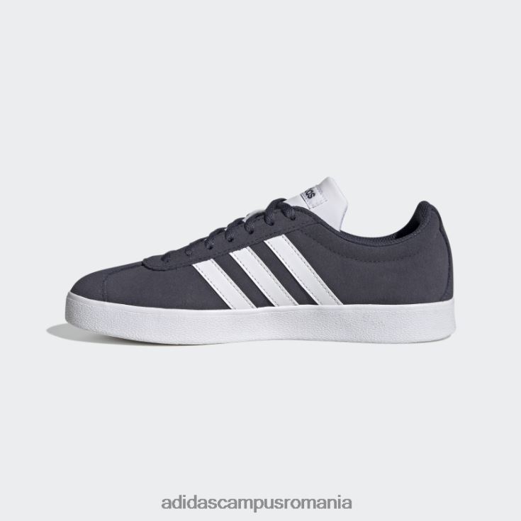 adidas campus romania pantofi de piele de căprioară bleumarin vl court 2.0 adidas femei bleumarin/alb/negru J266N215921