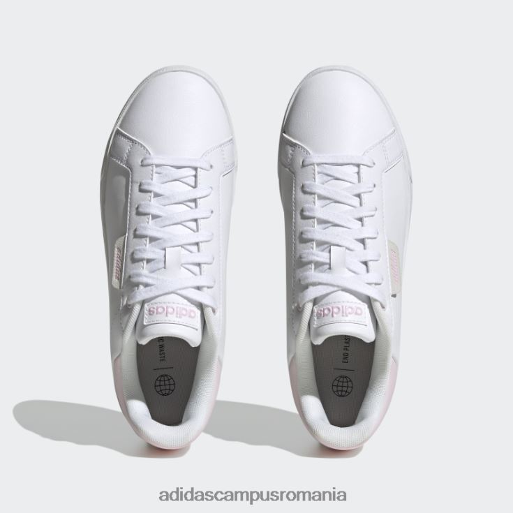 adidas campus romania pantofi din mătase curte roz femei alb/roz J266N215990