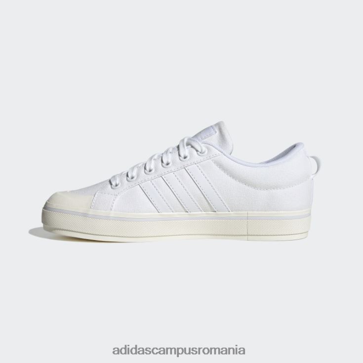 adidas campus romania pantofi din pânză alb bravada 2.0 lifestyle skateboarding femei alb J266N216091