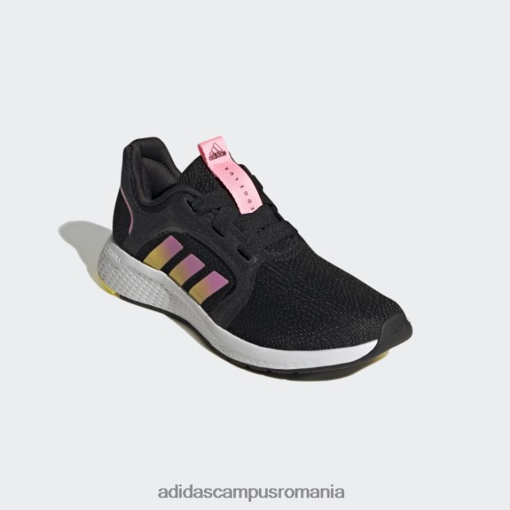 adidas campus romania pantofi edge lux beam roz femei negru/roz fascicul/galben J266N28698
