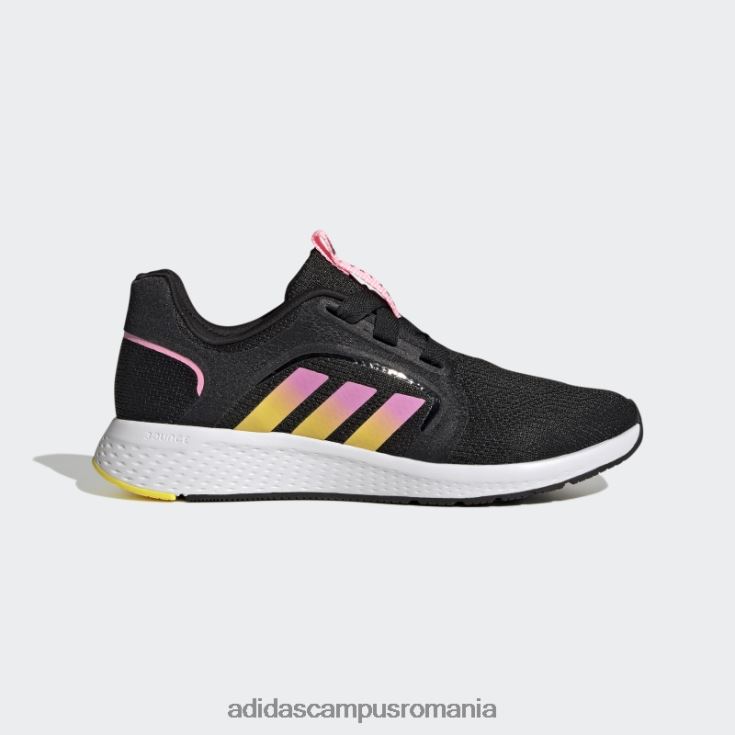 adidas campus romania pantofi edge lux negri femei negru/roz fascicul/galben J266N22126