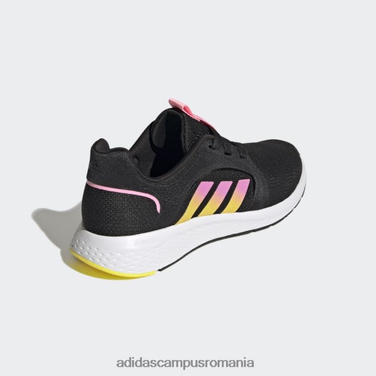 adidas campus romania pantofi edge lux negri femei negru/roz fascicul/galben J266N22126