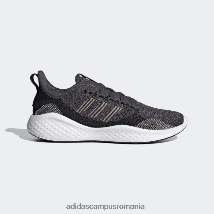 adidas campus romania pantofi gri fluidflow 2.0 femei negru/șampanie met/gri J266N216241