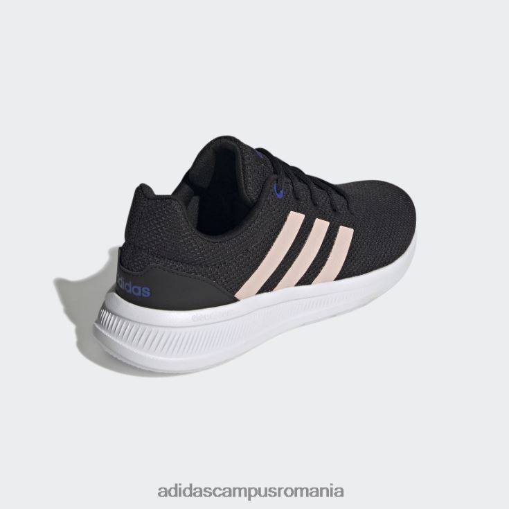 adidas campus romania pantofi lite racer cln 2.0 negri femei negru/roz vapori/cerneală J266N28666